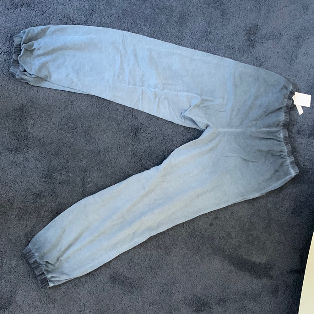 blue joggers, never worn comfy and cute!